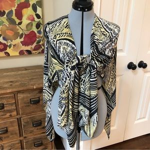 CHICOS  Wrap Scarf Tribal Aztec Design O/S